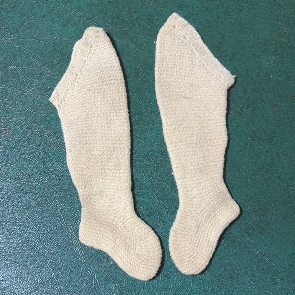 1960s Wool Baby Socks